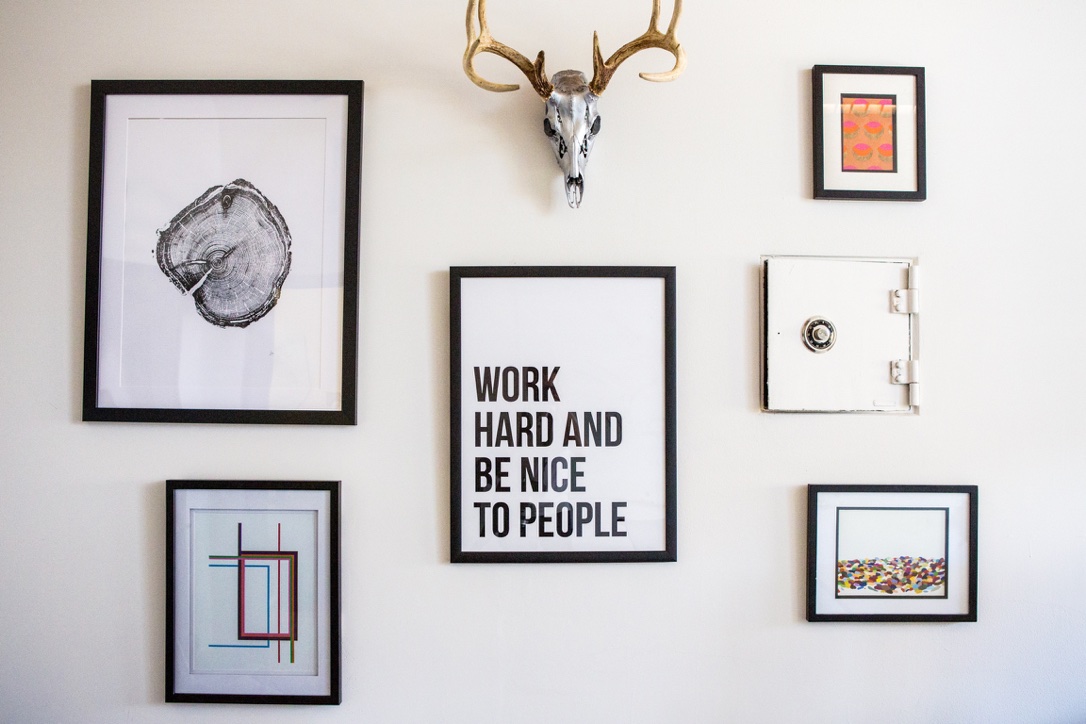 Art work at the Bounteous chicago office