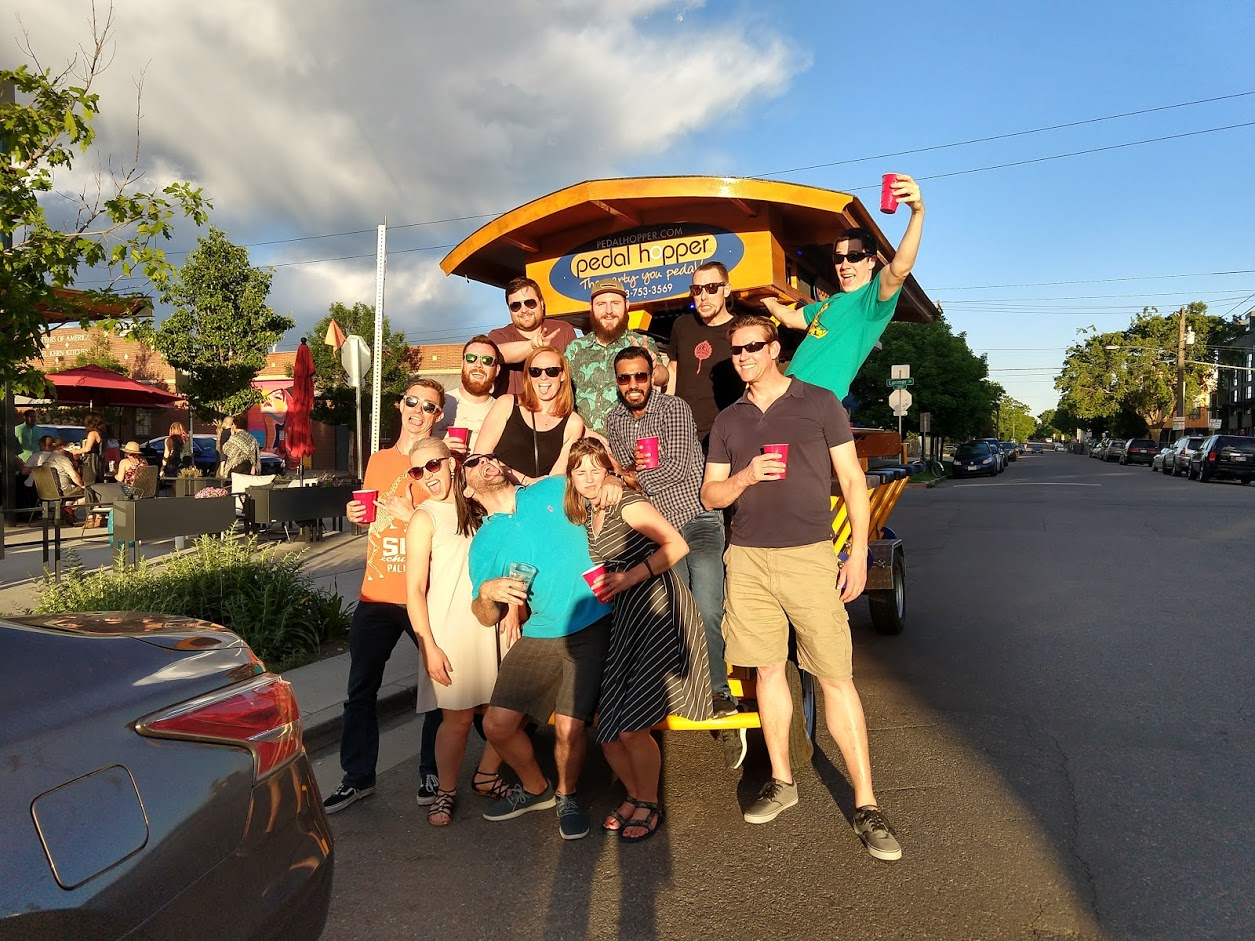 bar crawl coworkers