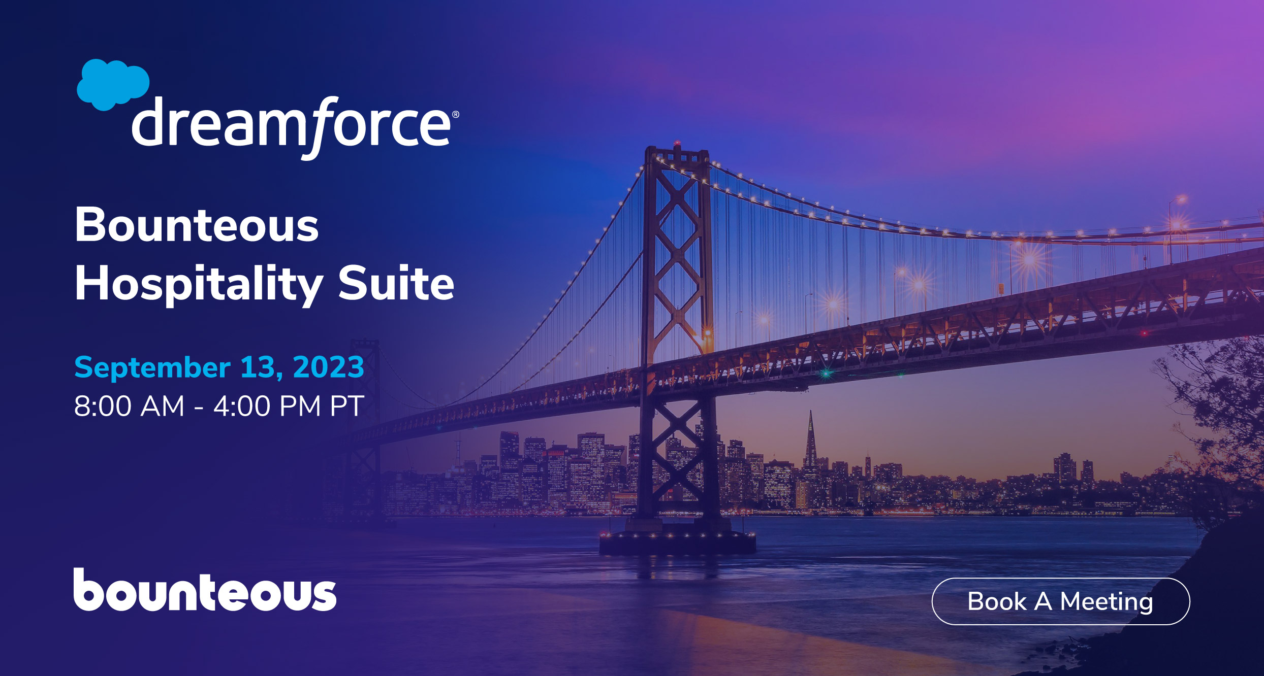 Dreamforce 2023 - Bounteous Hospitality Suite