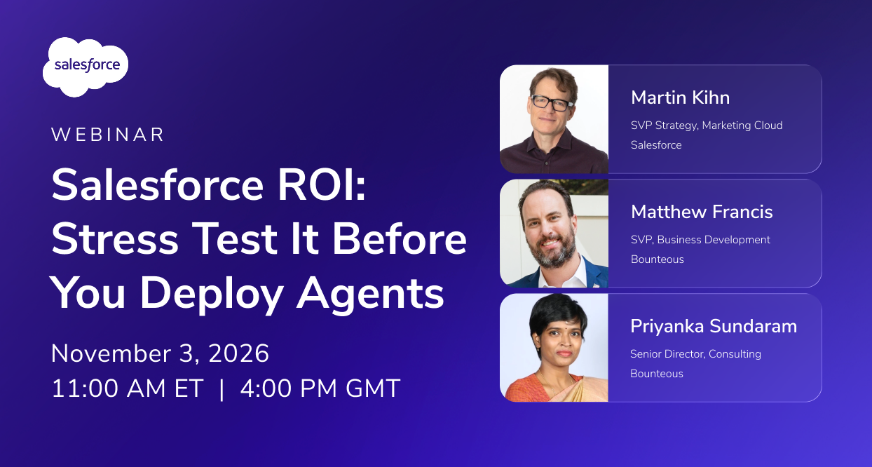 Salesforce ROI: Stress Test It Before You Deploy Agents
