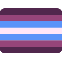 Gender Non-Conforming Pride Flag emoji