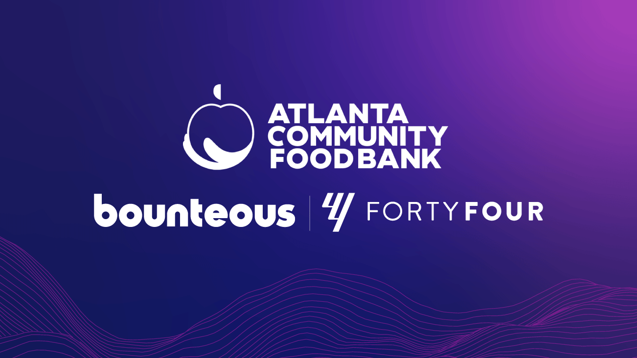 Press release image Bounteous and FortyFour Donate to the Atlanta Community Food Bank; Continuing Their Crusade Against Hunger