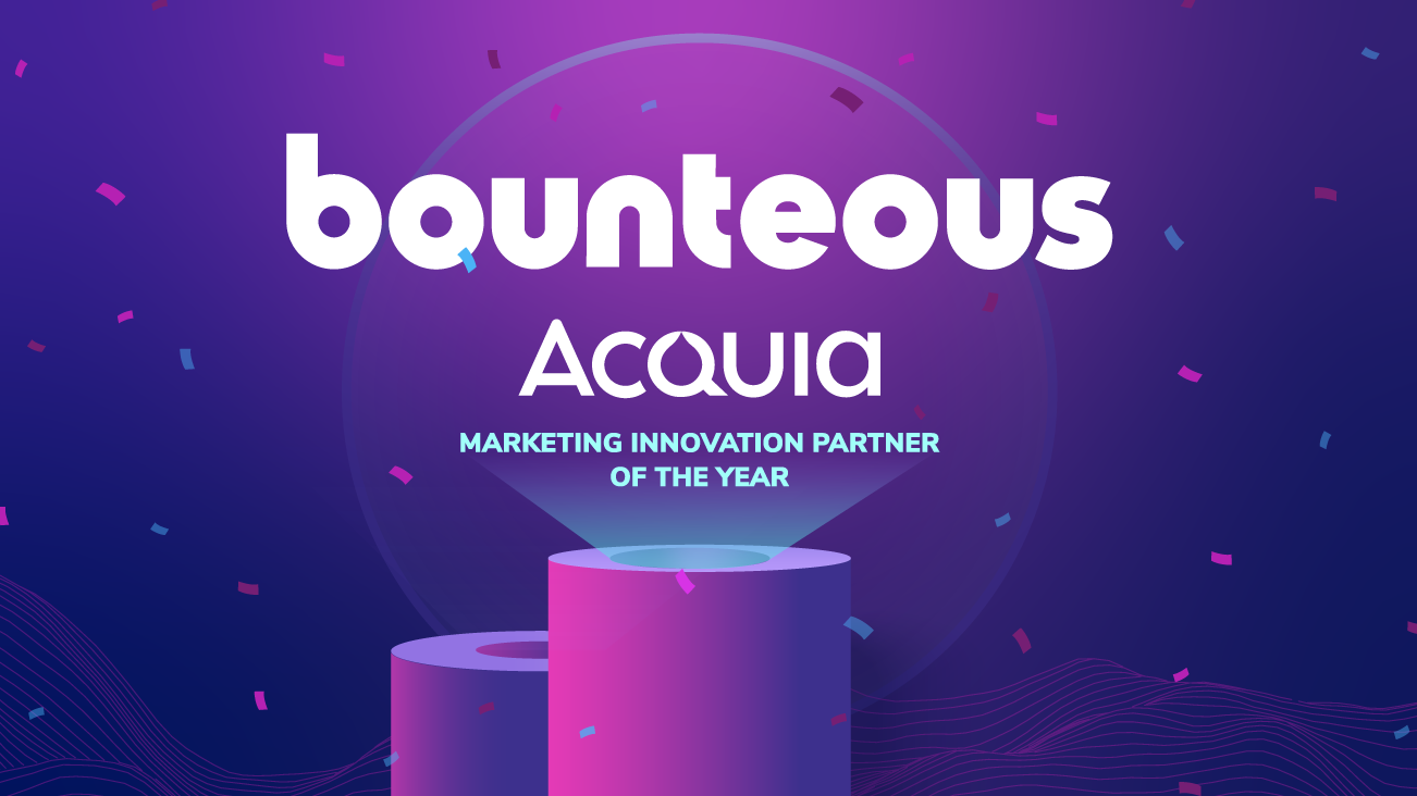 Blog image Bounteous Named Acquia Marketing Innovation Partner of the Year for 2020