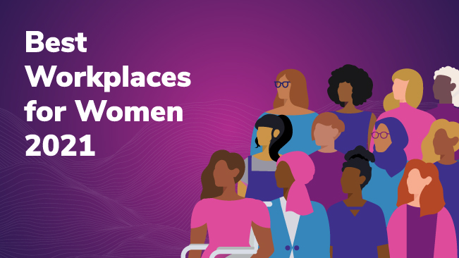 Press Release Image: Bounteous Places on 2021 List of Best Workplaces™ for Women