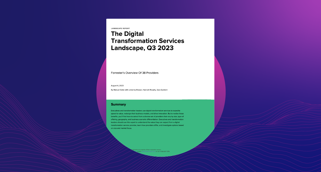 Press Release: Bounteous Recognized in Digital Transformation Services Landscape Report