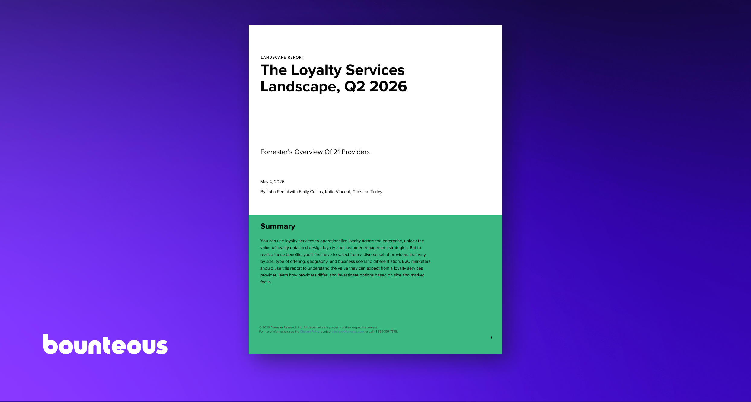 Bounteous Recognized in Loyalty Services Providers Report