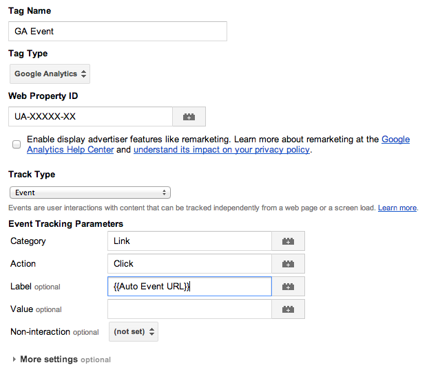 GTM GA Event Tracking