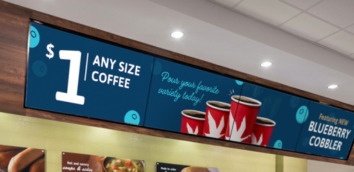 Wawa digital signage