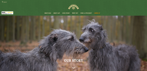James Wellbeloved Our Story page
