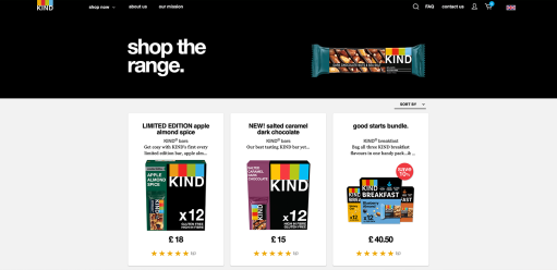 Kind UK Shopping experience