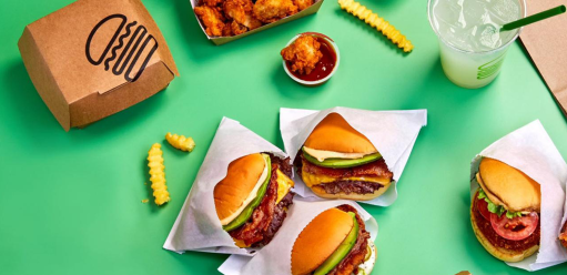 burgers and fries