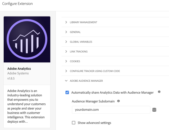 image of Adobe Analytics Launch Extension
